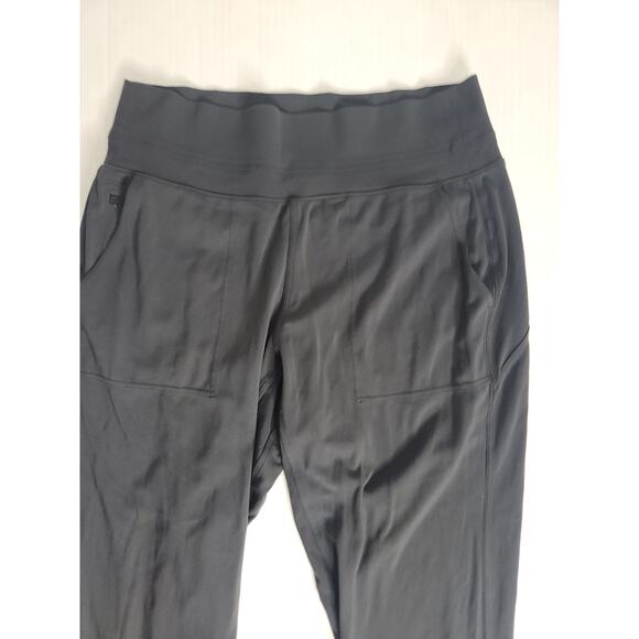 Athleta venice Jogger Womens SZ Large High Rise Black Pull On Pockets 597888-00 - Picture 3 of 9